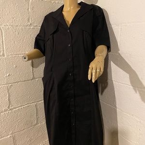 Lafayette 148 New York Button Down Shirt Dress